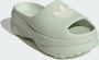 Adidas Adifom Dames Slippers en Sandalen Groen Maat: 36 2 3 Mesh Synthetisch Foot Locker - Thumbnail 6