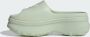 Adidas Adifom Dames Slippers en Sandalen Groen Maat: 36 2 3 Mesh Synthetisch Foot Locker - Thumbnail 8