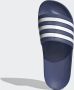 Adidas Performance Adilette Aqua badslippers donkerblauw wit - Thumbnail 6