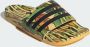Adidas Women's Adilette Comfort Sandalen beige olijfgroen - Thumbnail 7