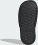 Adidas Sportswear Adilette Estrap badslippers met hielbandje zwart wit - Thumbnail 7