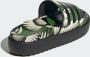 Adidas Sportswear adilette Platform Badslippers Dames Groen - Thumbnail 7