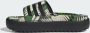 Adidas Sportswear adilette Platform Badslippers Dames Groen - Thumbnail 8