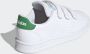 Adidas Advantage C Jongens Sneakers Ftwr White Green Grey Two F17 - Thumbnail 8