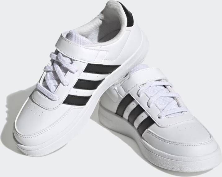Adidas Breaknet Lifestyle Court Schoenen met Elastische Veters en Klittenband Bovenaan