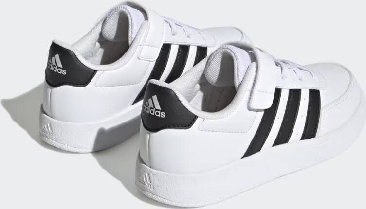 Adidas Breaknet Lifestyle Court Schoenen met Elastische Veters en Klittenband Bovenaan