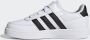 Adidas Breaknet Lifestyle Court Schoenen met Elastische Veters en Klittenband Bovenaan - Thumbnail 9