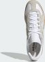 Adidas Witte Leren Sneakers Veters Rubberen Zool - Thumbnail 3