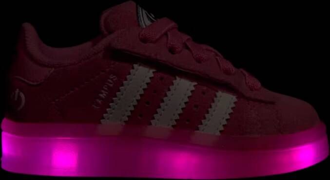 Adidas Campus 00s Led Lights Comfort Closure Elastic Lace Sneakers Kids