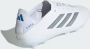 Adidas Copa Pure III League Gras Kunstgras Voetbalschoenen (MG) Wit Zilver Blauw - Thumbnail 6