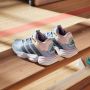 Adidas Performance Court Stabil Indoor Sneakers Dames Blauw - Thumbnail 6