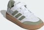 Adidas Sportswear Courtblock sneakers wit mosgroen gum Imitatieleer 28 - Thumbnail 12