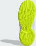 Adidas Perfor ce Courtflash Tennisschoenen met Klittenband Kids Kinderen Wit - Thumbnail 4