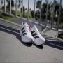 Adidas Performance Duramo Speed 2 hardloopschoenen wit zwart rood - Thumbnail 44