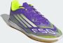 Adidas Perfor ce F50 Club IN junior voetbalschoenen paars wit geel - Thumbnail 7