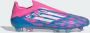 Adidas F50 Elite Veterloze Gras Voetbalschoenen (FG) Blauw Roze Wit - Thumbnail 3