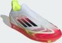 Adidas F50 Elite Veterloze Gras Voetbalschoenen (FG) Kids Wit Rood Zwart Geel - Thumbnail 6