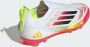 Adidas F50 Elite Veterloze Gras Voetbalschoenen (FG) Kids Wit Rood Zwart Geel - Thumbnail 7