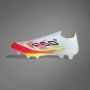 Adidas F50+ Gras Voetbalschoenen (FG) Wit Rood Zwart Geel - Thumbnail 5