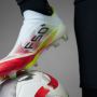 Adidas F50+ Gras Voetbalschoenen (FG) Wit Rood Zwart Geel - Thumbnail 6