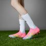 Adidas F50+ Gras Voetbalschoenen (FG) Roze Neongeel Blauw - Thumbnail 3