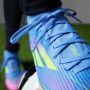 Adidas Performance F50 League Mid Firm Multi-Ground Voetbalschoenen Dames Blauw - Thumbnail 7