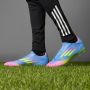 Adidas Perfor ce F50 League Veterloze Firm Multi-Ground Voetbalschoenen Unisex Blauw - Thumbnail 4