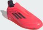 Adidas F50 Pro Veterloze Gras Voetbalschoenen (FG) Kids Felrood Zwart Zilver - Thumbnail 6