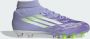 Adidas Performance F50 Sparkfusion League Firm Ground Artificial Grass Voetbalschoenen Dames Paars - Thumbnail 11