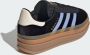 Adidas Gazelle Kindersneakers Zwart 2 3 Leer - Thumbnail 5