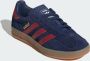 Adidas Gazelle Kindersneakers Blauw 2 3 Leer - Thumbnail 4