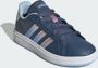 Adidas Sportswear Grand Court Lifestyle Tennisschoenen Kinderen Blauw - Thumbnail 5