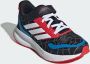 Adidas Sportswear Marvel Spider- Runfalcon Schoenen Kids Kinderen Zwart - Thumbnail 5