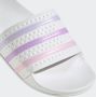 Adidas Originals Adlette Badelatschen Sandalen & Slides Schoenen ftwr white bliss lilac purple tint maat: 35.5 beschikbare maaten:35.5 - Thumbnail 6
