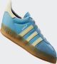 Adidas Originals Gazelle Indoor Dames Semi Blue Burst Almost Yellow Cloud White- Dames Semi Blue Burst Almost Yellow Cloud White - Thumbnail 12