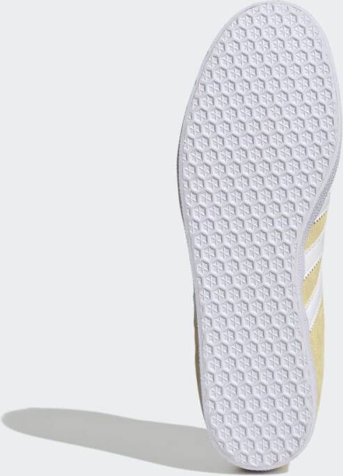 Adidas Originals Gazelle Schoenen Almost Yellow Cloud White Gold Metallic - Foto 10