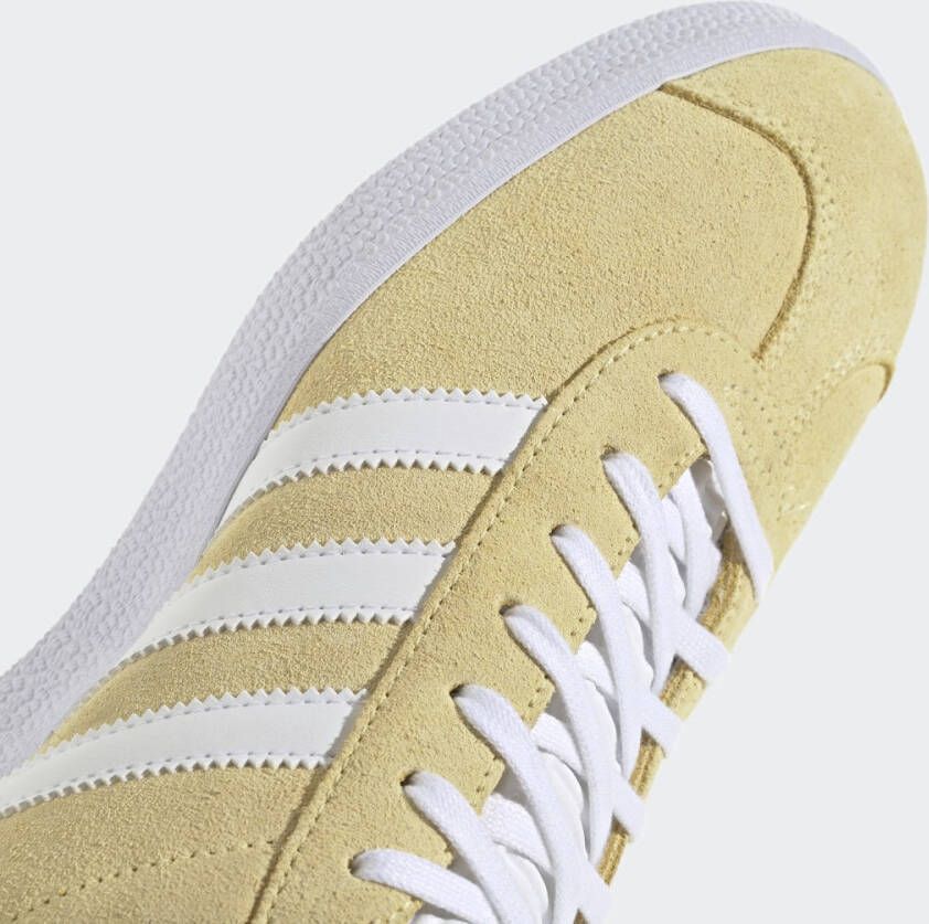 Adidas Originals Gazelle Schoenen Almost Yellow Cloud White Gold Metallic - Foto 11