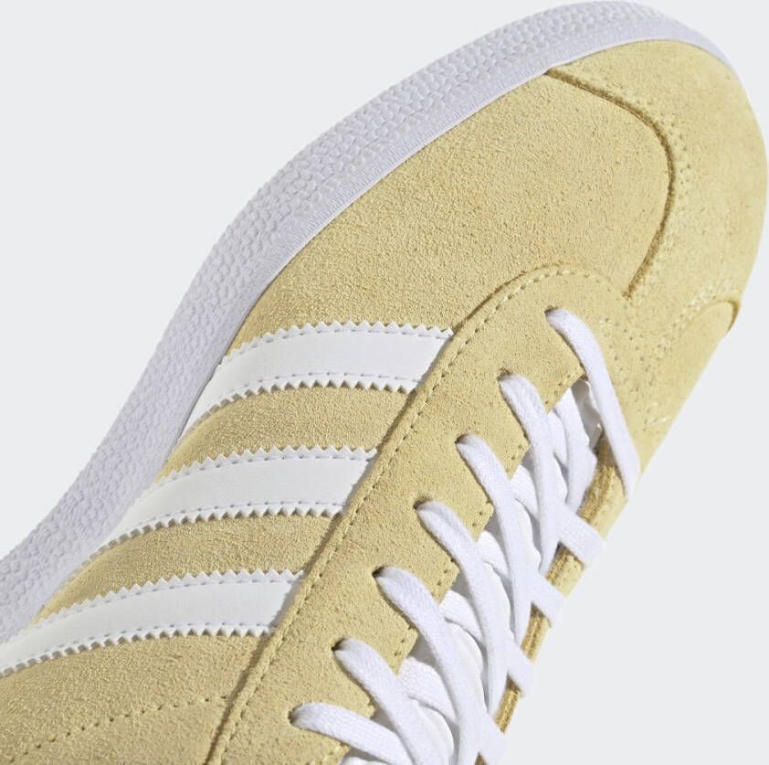 Adidas Originals Gazelle Schoenen Almost Yellow Cloud White Gold Metallic - Foto 11