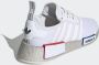 Adidas Originals NMD_R1 Refined Schoenen Cloud White Cloud White Grey One - Thumbnail 7