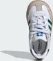 Adidas Originals Samba OG Schoenen Kids Cloud White Collegiate Green Gum Kind Cloud White Collegiate Green Gum - Thumbnail 4