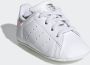 Adidas Stan Smith Crib Babyschoenen Babyslofjes Meisjes Wit - Thumbnail 10