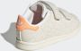 Adidas Stan Smith CF I Kinder Sneakers Klittenband Beige Print Oranje - Thumbnail 4