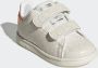 Adidas Stan Smith CF I Kinder Sneakers Klittenband Beige Print Oranje - Thumbnail 7