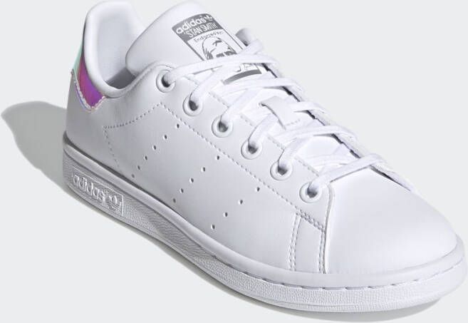 Adidas stan smith sales white & silver metallic