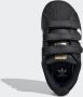 Adidas Originals Superstar CF1 Kinderschoenen Kinder Sneakers met klittenband Zwart EF4843 - Thumbnail 22