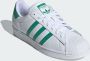 Adidas Originals Superstar Cloud White Semi Court Green Off White- Cloud White Semi Court Green Off White - Thumbnail 6