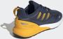 Adidas Originals ZX 2K Boost 2.0 Schoenen Crew Blue Semi Solar Gold Core Black Heren - Thumbnail 7