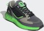 Adidas Originals ZX 5K BOOST Heren Sneakers Schoenen Grijs-Groen GV7701 - Thumbnail 8