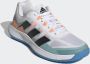 Adidas Forcebounce 2.0 Sportschoenen Volleybal Indoor wit blauw - Thumbnail 6