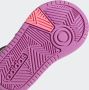 Adidas hoops mid lifestyle basketball strap sneakers zwart roze baby kinderen - Thumbnail 9